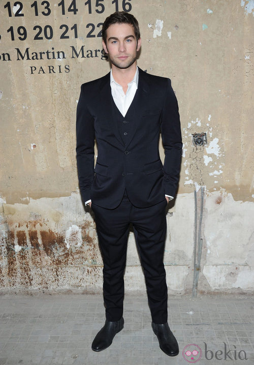 Chace Crawford en la presentación de la colección de Maison Martin Margiela y H&M en Nueva York