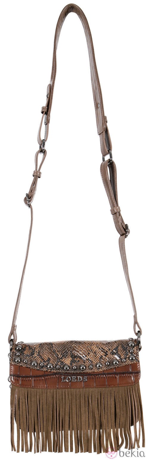Bolso bandolera con flecos de la colección otoño/invierno 2012/2013 de Loeds