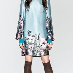 Vestido con estampado oriental de la nueva colección de Sisley otoño/invierno 2012/2013