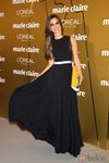 Ariadne Artiles sencilla y elegante con un vestido negro de David Delfín 