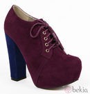 Botines bicolor de cordones de la colección otoño/invierno 2012/2013 de Alex Silva 