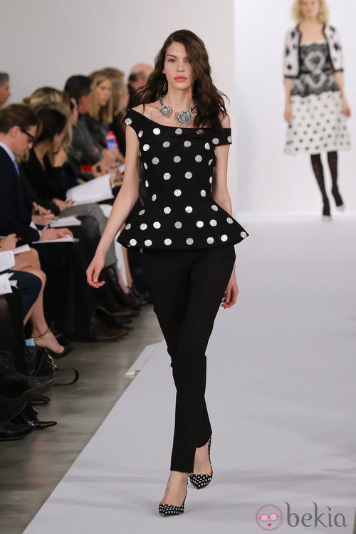 Pantalones pitillo en la colección pre-fall-2013 de Oscar de la Renta