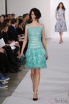 Vestido turquesa de la colección pre-fall 2013 de Oscar de la Renta