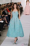 Vestido aguamarina de la colección pre-fall 2013 de Oscar de la Renta