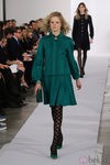 Vestido verde esmeralda de la colección pre-fall 2013 de Oscar de la Renta