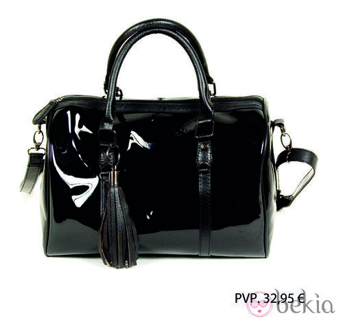 Bolso negro de asa corta negro de Tantrend para este Invierno 2013