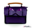 Bolso color vino con un lazo de Tantrend