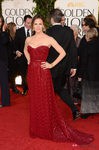 Jennifer Garner con un vestido de Vivienne Westwood en los Globos de Oro 2013