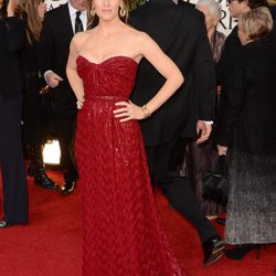 Jennifer Garner con un vestido de Vivienne Westwood en los Globos de Oro 2013