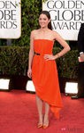 Marion Cotillard con un vestido de Dior en los Globos de Oro 2013