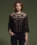 Encaje negro en la colección primavera 2013 de Suiteblanco