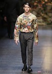 Jersey floreado de la colección otoño/invierno 2013/2014 de Dolce & Gabbana en la Semana de la Moda Masculina de Milán