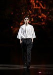 Camisa de manga ancha de la colección otoño/invierno 2013/2014 de Dolce & Gabbana en la Semana de la Moda Masculina de Milán