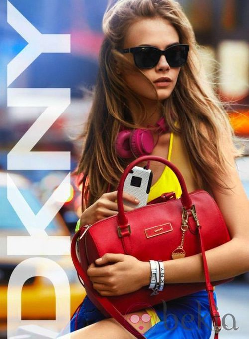 Cara Delevingne, imagen de la colección primavera 2013 de DKNY