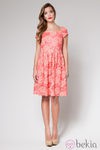 Vestido coral de la colección primavera/verano 2013 de Poète