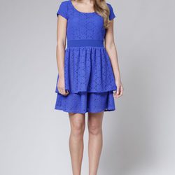 Vestido azul klein crochet de la colección primavera/verano 2013 de Poète