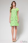 Vestido color lima de encaje de la colección primavera/verano 2013 de Poète