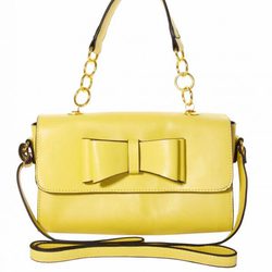 Bolso amarillo con lazo de la colección primavera/verano 2013 de Asos