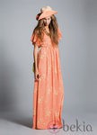 Vestido largo con flores de la colección primavera/verano 2013 de Hoss Intropia