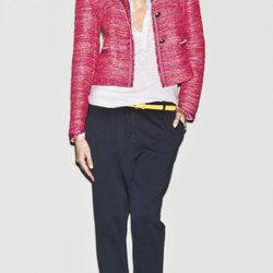 Chaqueta fucsia de la colección primavera/verano 2013 de Sisley