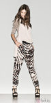Pantalón animal print de la colección primavera/verano 2013 de Sisley