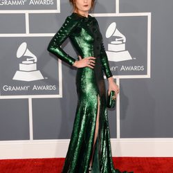 Florence Welch con un vestido de Givenchy en los Grammy 2013