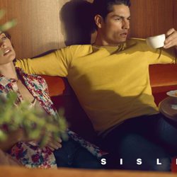 Tyson Ballou posando con la colección primavera/verano 2013 de Sisley
