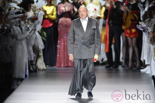 Francis Montesinos en su desfile en Madrid Fashion Week otoño/invierno 2013/2014