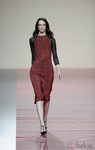 Vestido de estampado geométrico de la colección otoño/invierno 2013/2014 de Ailanto en Madrid Fashion Week