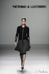 Vestido con falda de vuelo de la colección otoño/invierno 2013/2014 de Victorio y Lucchino en Madrid Fashion Week
