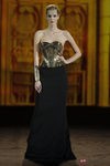 Corsé en oro de la colección otoño/invierno 2013/2014 de Aristocrazy en Madrid Fashion Week