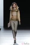 Jersey de cuadros de la colección otoño/invierno 2013/2014 de Ion Fiz en Madrid Fashion Week