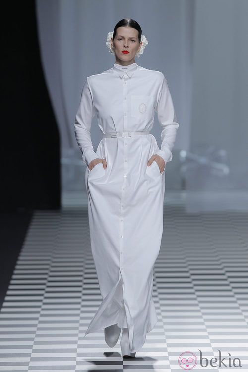 Bimba Bosé desfila para David Delfín en la Madrid Fashion Week otoño/invierno 2013/2014