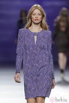 Vestido morado de la colección otoño/invierno 2013/2014 de Sita Murt en Madrid Fashion Week