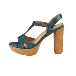 Sandalia de tacón verde de Indi & Cold de la colección primavera/verano 2013