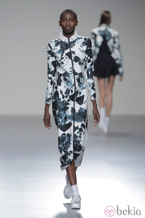 Vestido con cremallera de la colección otoño/invierno 2013/2014 de Pepa Salazar en Madrid Fashion Week