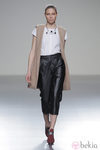 Pantalones de cuero de la colección otoño/invierno 2013/2014 de POL en Madrid Fashion Week