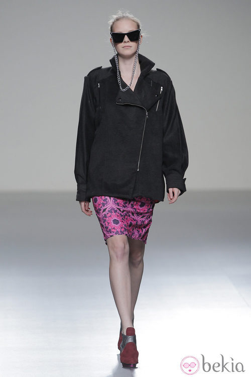 Abrigo oversize de la colección otoño/invierno 2013/2014 de POL en Madrid Fashion Week