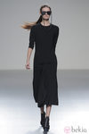 Vestido negro de la colección otoño/invierno 2013/2014 de POL en Madrid Fashion Week