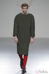 Túnica verde de la colección otoño/invierno 2013/2014 de HOWL by Maria Glück en El Ego de Madrid Fashion Week