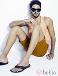 Juan Betancourt con chanclas de la colección primavera/verano 2013 de Xti