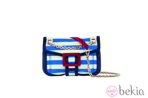 Bolso pequeño de rayas de Roger Vivier para la colección primavera/verano 2013