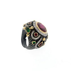 Anillo multichapado de Zenana