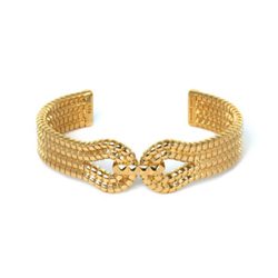 Brazalete bañado en oro de la colección primavera/verano 2013 de Lara Bohnic