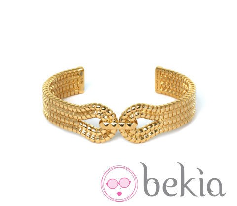Brazalete bañado en oro de la colección primavera/verano 2013 de Lara Bohnic