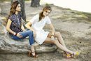 Alba Galocha y Dimphy Jansen con la colección primavera/verano 2013 de Indi & Cold