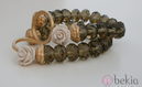 Pulsera con detalle floral de la segunda colección de joyas de Vanesa Romero