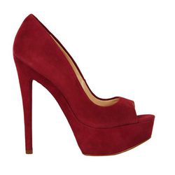 Peep toe frambuesa de la colección primavera/verano 2013 de Nine West
