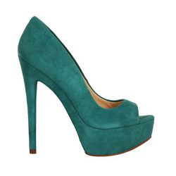 Peep toe turquesa de la colección primavera/verano 2013 de Nine West
