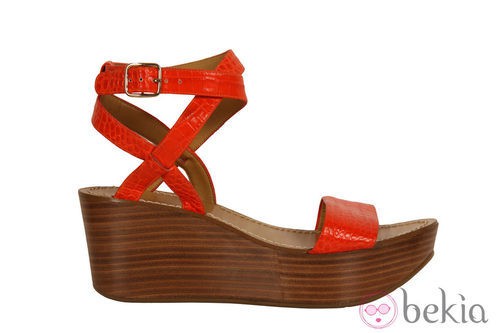 Sandalia coral de la colección primavera/verano 2013 de Nine West